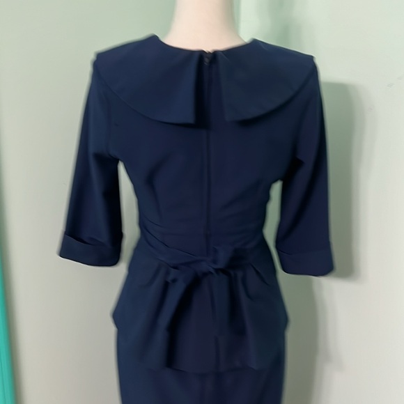 Stop Staring vintage inspired retro pinup sheath midi rockabilly dress - Picture 5 of 10